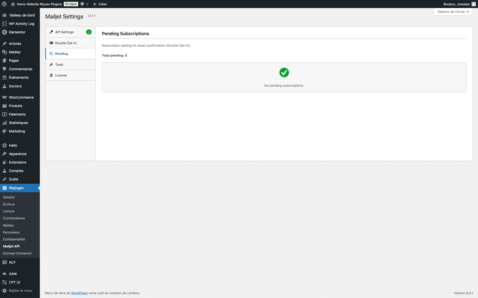 mailjet for elementor forms3