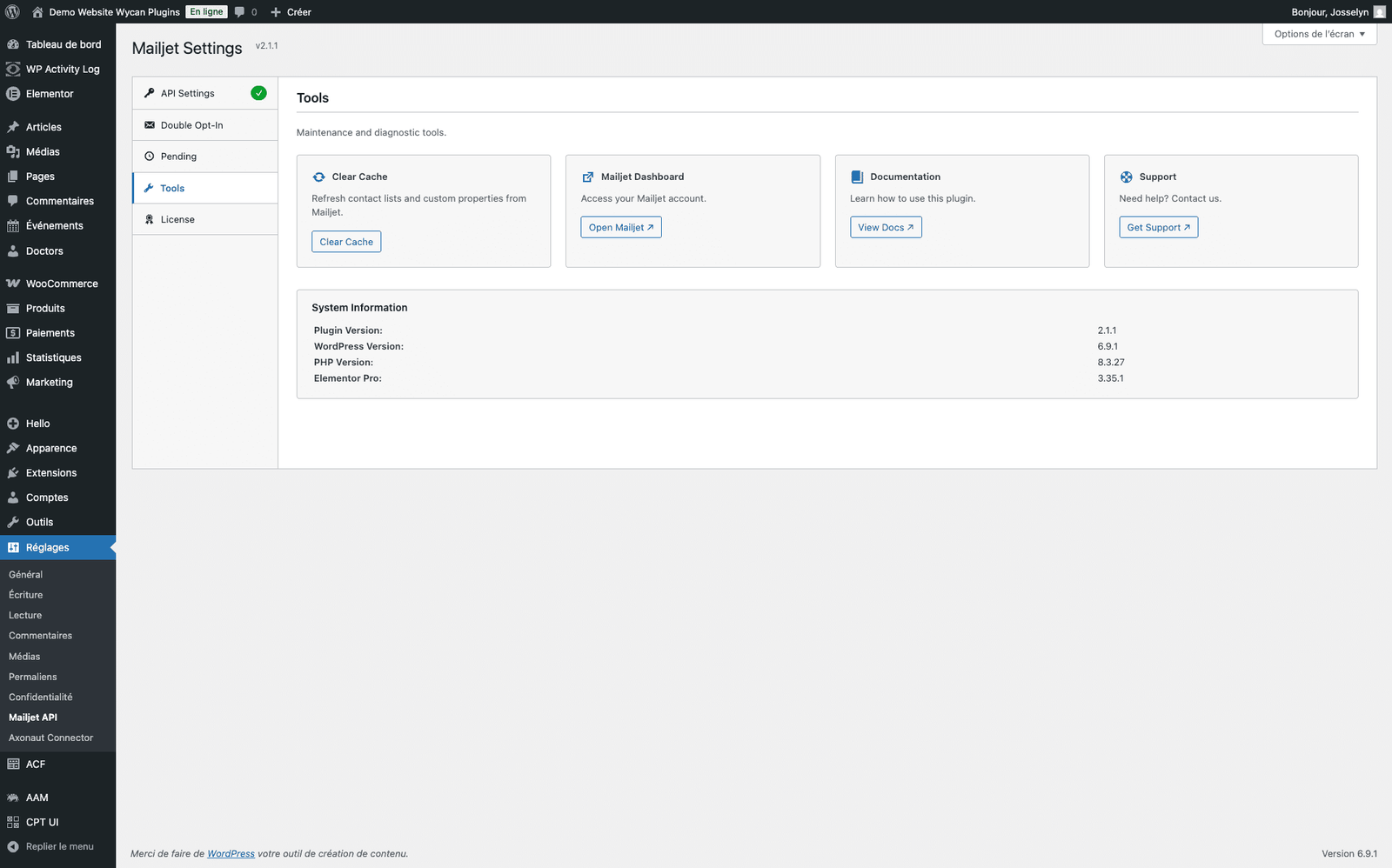 mailjet for elementor forms4