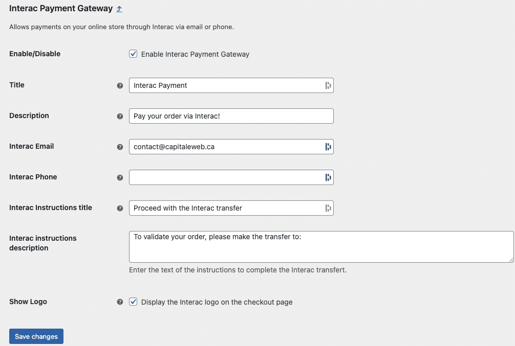 interac payment gateway woocommerce2