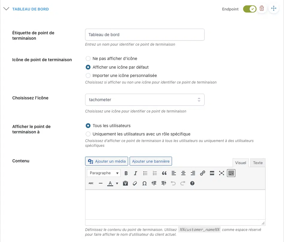 woocommerce page compte4