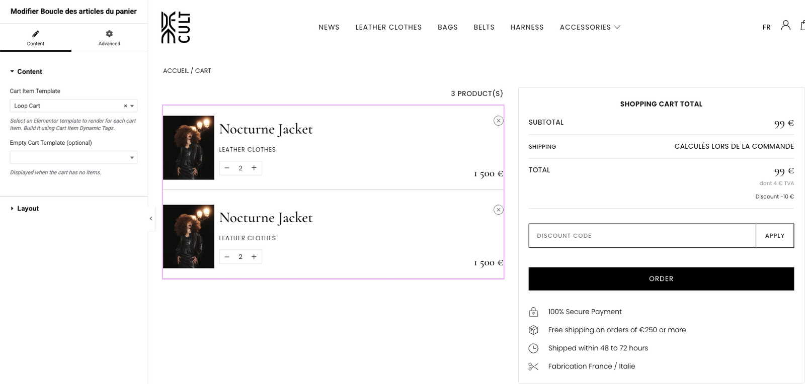 wycart builder woocommerce cart page builder for elementor4
