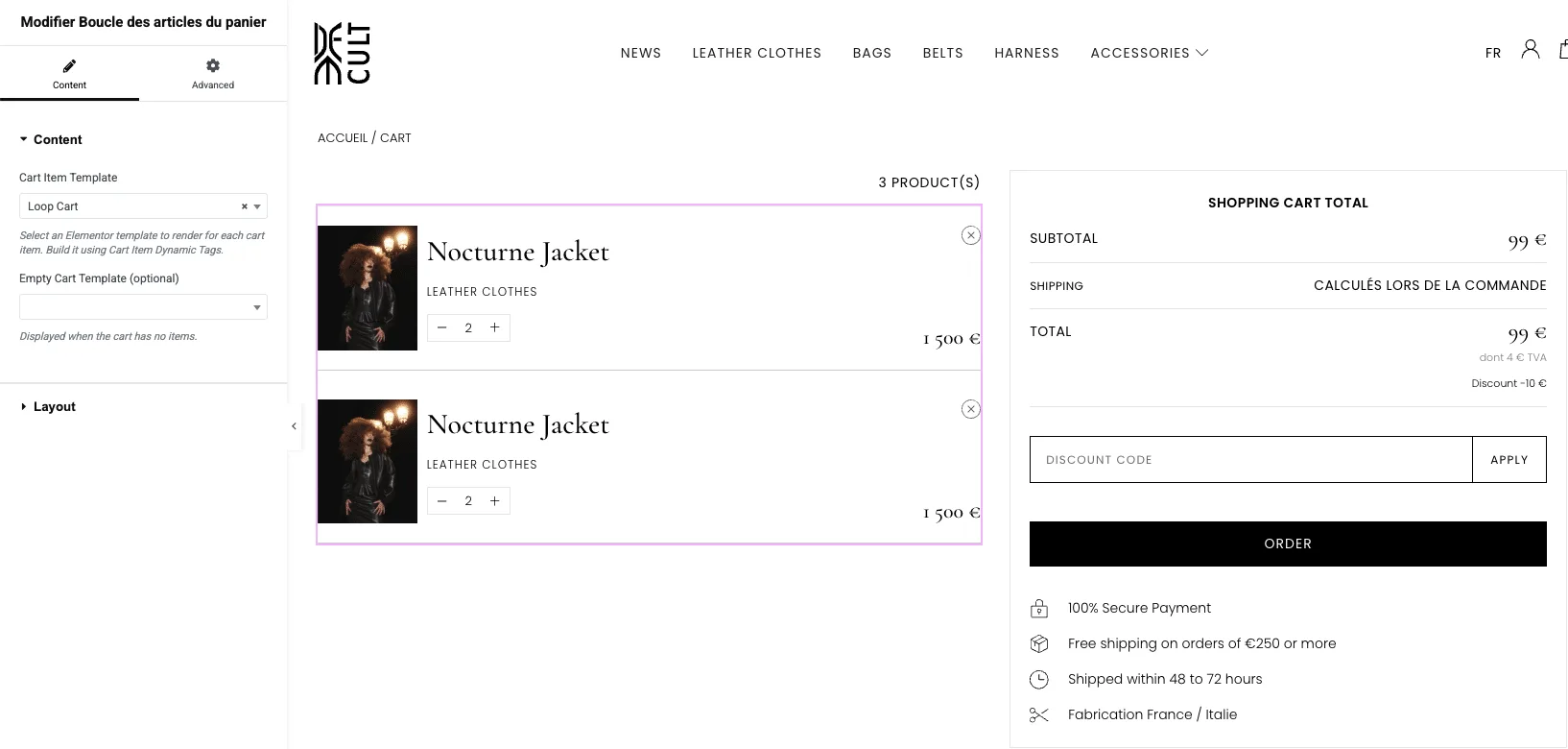 wycart builder woocommerce cart page builder for elementor4